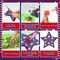 30 Pcs 4th of July Diamond Art Magnets Patriotic 4th of July Refrigerator Diamond Art Magnet Independence Day Star American Flag Decors Memorial Day Decorations